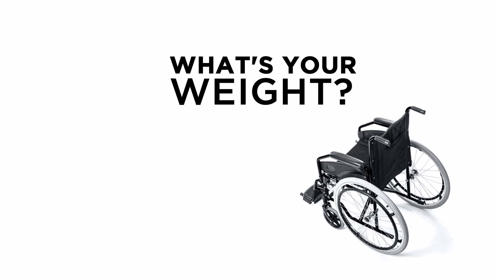 How Much Does a Wheelchair Weigh?